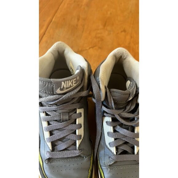 Nike AlphaBaller Mid Gray Black Cyber Leather Shoes 487858-001 Mens Size 7 - Picture 12 of 12